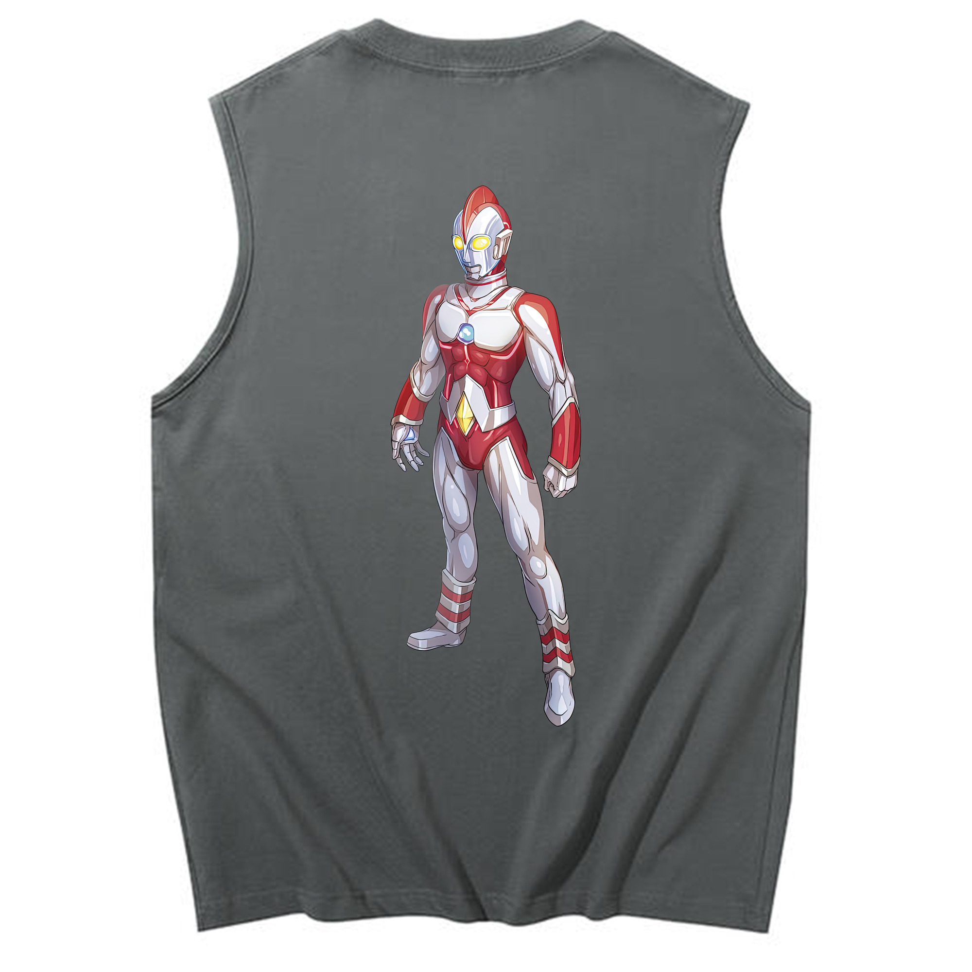 （画像用） ウルトラマン Ultraman コットン100％タンクトップ（背面プリント）